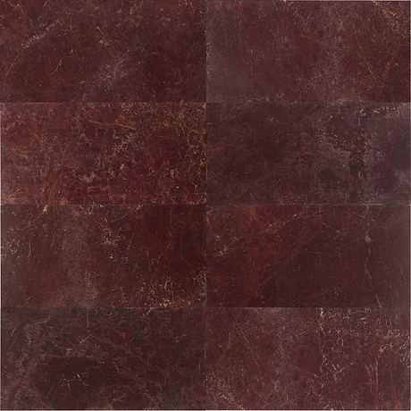 Red Bordeaux 12x24" Polished Marble Tile
