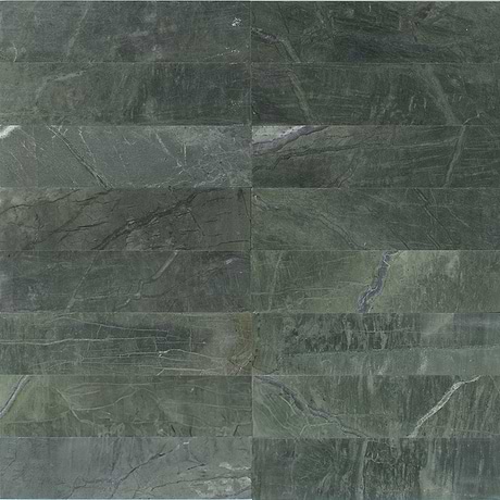 Tia Verde Green 3x12 Honed Marble Tile