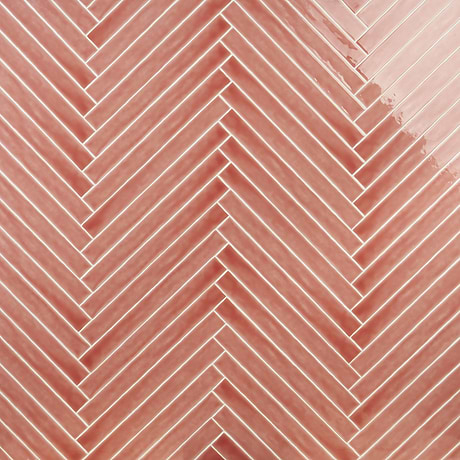 Carolina Coral Pink 2X20 Polished Ceramic Tile
