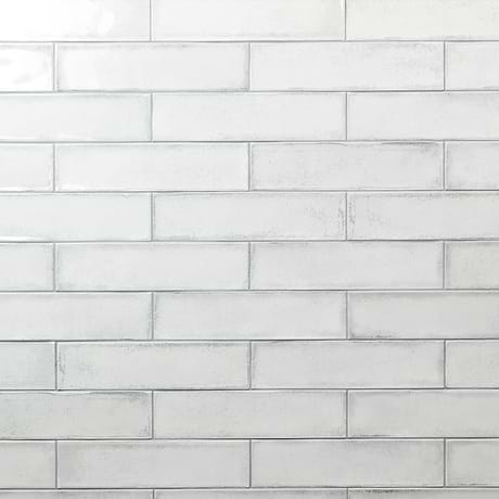 Castle Wind Chill White 3x12 Polished Ceramic Subway Tile