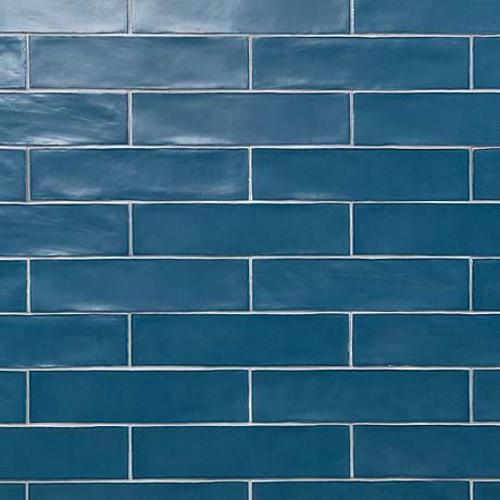 Bayou Marine Blue 3X12 Matte Ceramic Subway Tile