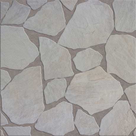 Pathstone Marfil Cream Textured Matte Porcelain Flagstone Tile