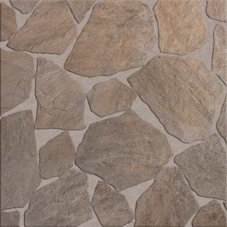 Pathstone Taupe Textured Matte Porcelain Flagstone Tile