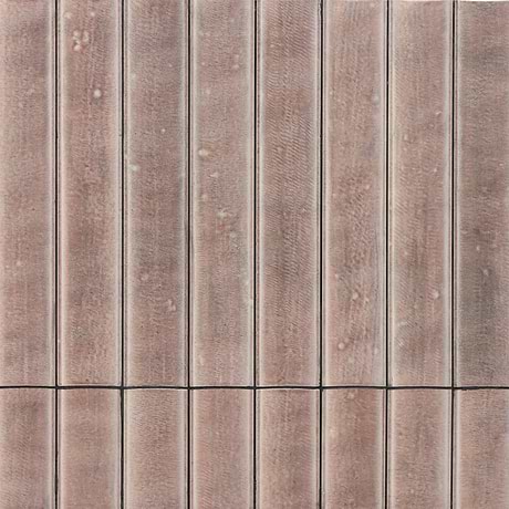 LavaArt 3D Fluted Coral 6x36 Glossy Lava Stone Bar Tile