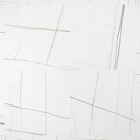 Minera Sahara Blanco White 48x48 Polished Porcelain Tile