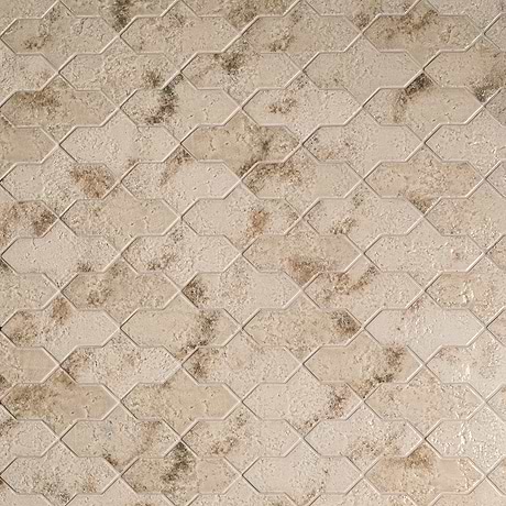 Greta Cruz Sand Beige 5x8 Glossy Textured Porcelain Tile