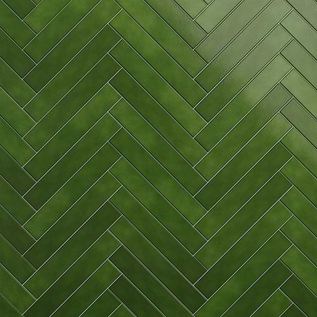 Cavallo Monaco Green 3X18 Glazed Porcelain Subway Tile