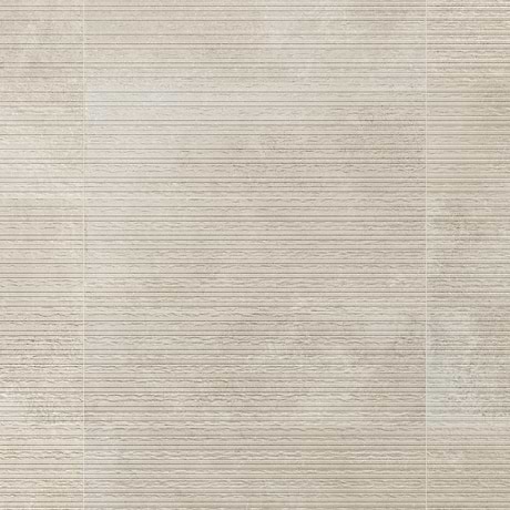Stoneside Cream Beige Deco 12x36 Matte Ceramic Tile