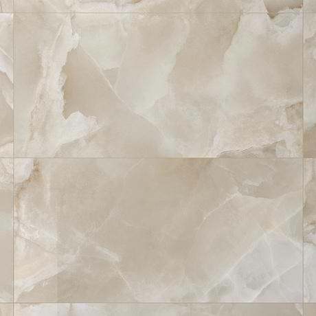 Harmonyx Coconut White 24x48 Onyx Look Polished Porcelain Tile