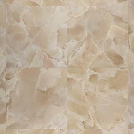 Harmonyx Champagne Beige 48x48 Onyx Look Satin Porcelain Tile