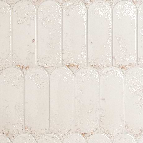 Corali Cloud White 3x9 Textured Glossy Ceramic Tile