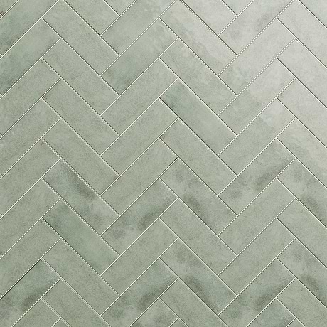 Los Lunas Green 4x12 Polished Ceramic Subway Tile