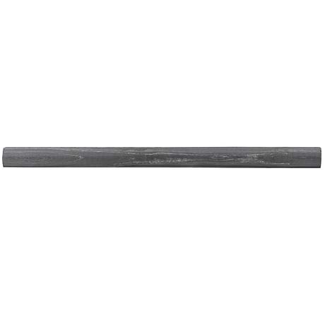 India Black Black 0.75x12 Honed Slate Pencil Liner