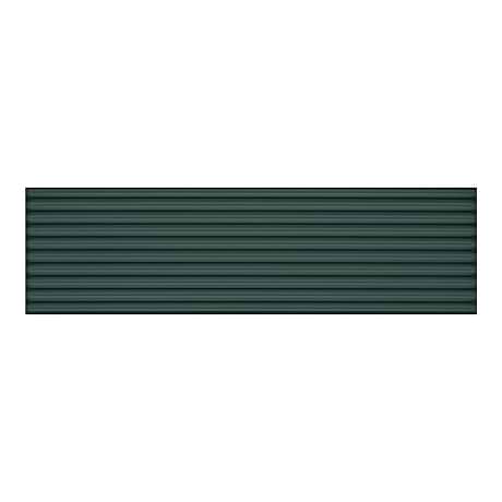 Vitality Dark Green Lines 3x10 Matte Ceramic Tile