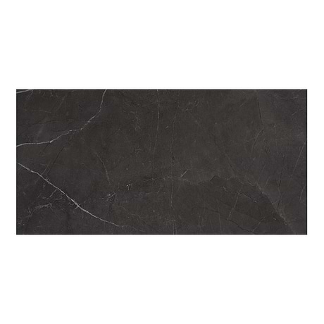 Luminere Nero Venato Black 12x24 Matte Porcelain Tile