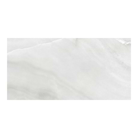 Luminere Onyx Nuvolato White 12x24 Matte Porcelain Tile