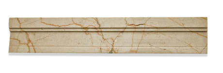 Novel Crema Marfil  Beige 2x12 Marble Chair Rail Liner