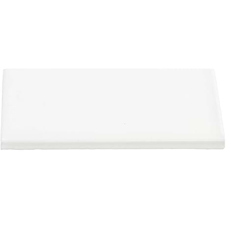 Basic White  White Matte 6" Side Bullnose