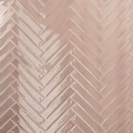 Paint Rosa Pink 3x16 Polished Porcelain Subway Tile