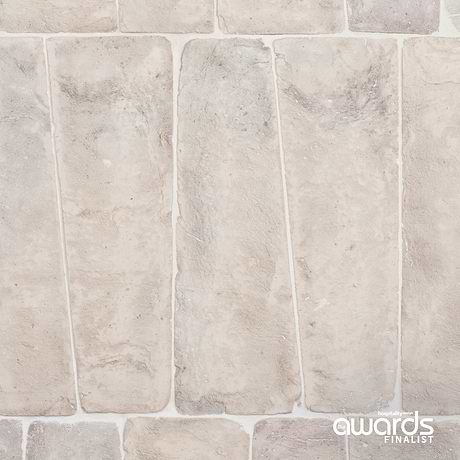 Opera Terracotta Perla 6x18 Trapezoid Matte Terracotta Tile by Paula Purroy