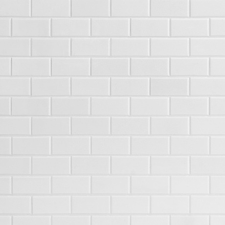 White Thassos 2X4 Beveled Polished Marble Subway Tile