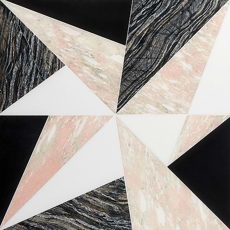 Jagger Rose Pink Multicolor 12x24 Polished Marble Tile