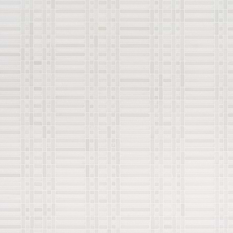 Ellery White Thassos Tumbled Marble Mosaic Tile