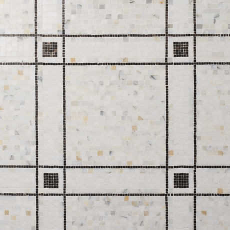 Lattica Calacatta Gold Polished Marble Micro Mosaic Tile