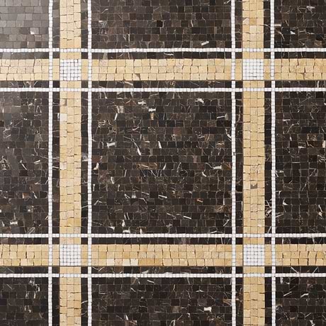 Lattica Saint Laurent Polished Marble Micro Mosaic Tile