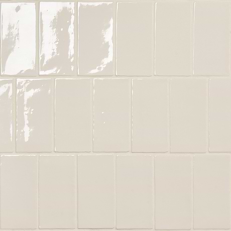 Lancaster Vanilla Cream 3X6 Polished Ceramic Subway Tile