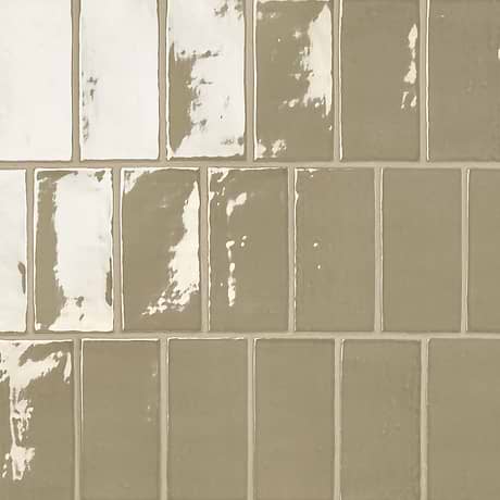 Lancaster Celery Green 3X6 Polished Ceramic Subway Tile