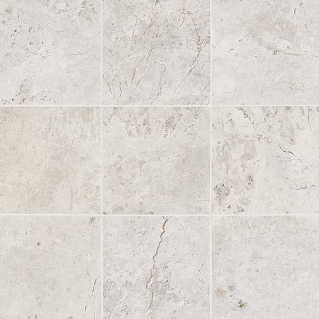 Tundra Gray 6x6 Honed Limestone Tile
