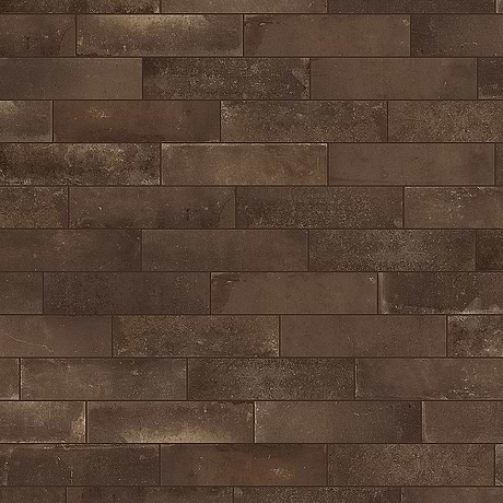 Brick Rustico Nero Brown 3x12 Matte Porcelain Subway Tile