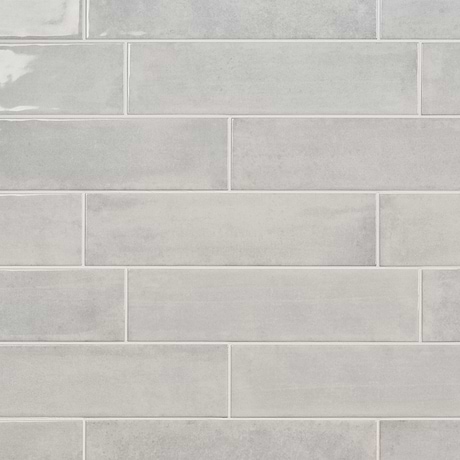 Aquarella Snow White 4x16 Glossy Ceramic Tile