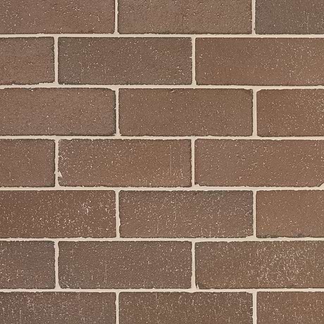Brownstone Flashed Brown 3x7 Tumbled Wire Cut Clay Thin Brick Tile