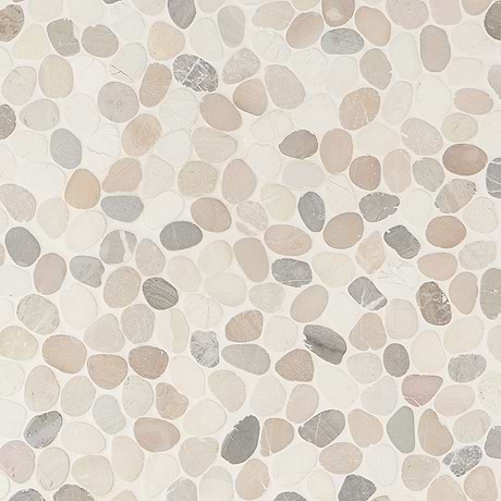 Nature Round Lombok Beige Honed Natural Stone Mosaic