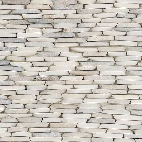 Nature Stacked Lombok Beige Honed Natural Stone Mosaic