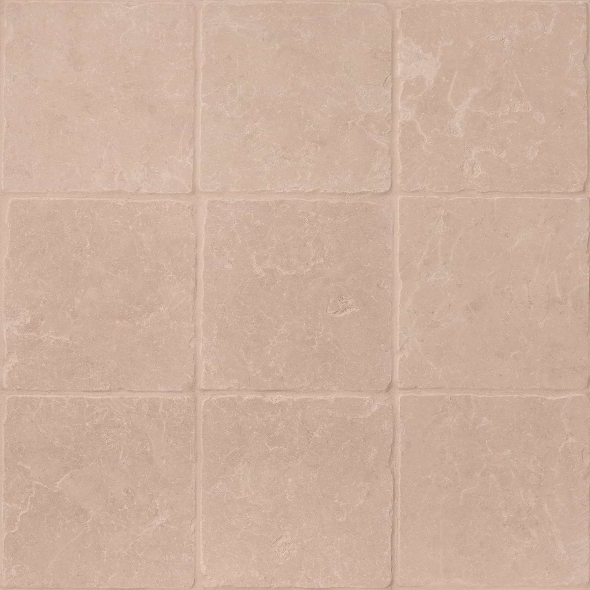 ROSA PERLINO 8x8 Tumbled Marble Tile