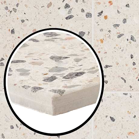 True Terrazzo Sonora Beige 16x16 Polished Terrazzo Tile