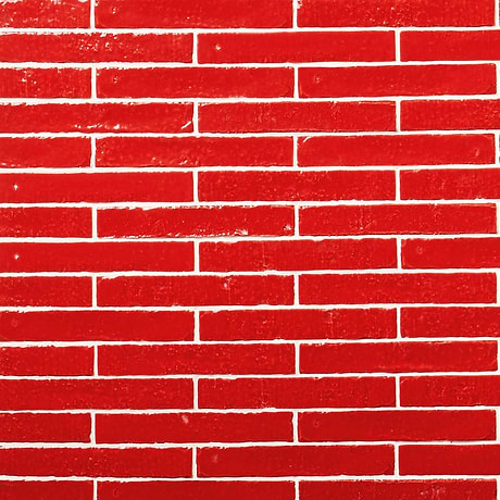 Wabi Sabi Crimson Red 1.5x9 Glossy Ceramic Tile