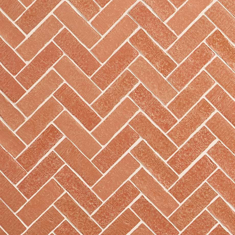 Brixon Canyon Red 1.5x4 Herringbone Matte Porcelain Mosaic Tile