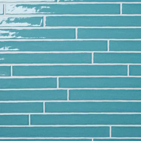 Carolina Bay Blue 2X20 Polished Ceramic Tile