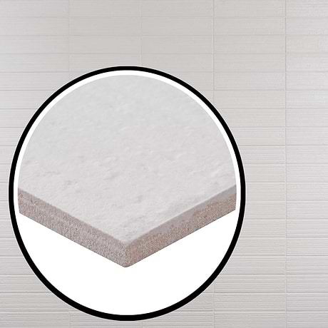 Charlotte Cloud White 3x10 Textured Matte Ceramic Subway Tile