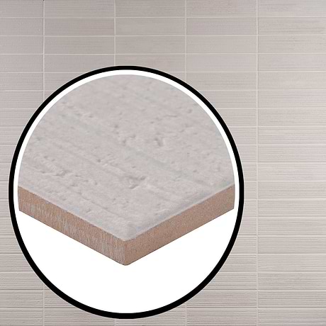 Charlotte Silver Gray 3x10 Textured Matte Ceramic Subway Tile