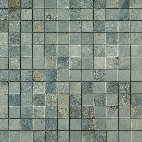 Flatiron Aquamarine Green 2x2 Matte Porcelain Mosaic By Angela Harris