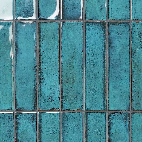 Castle Denim Blue 3x12 Polished Ceramic Subway Tile