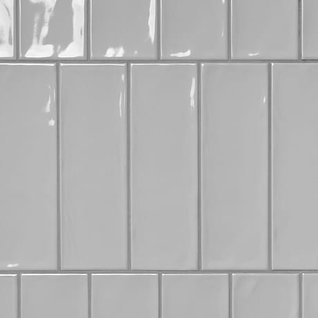 Santa Monica Gray 4X12 Polished Ceramic Subway Tile