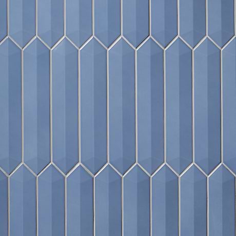 Kent Marine Blue 3x12 3D Picket Polished Ceramic Tile