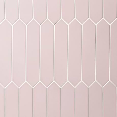 Kent Pink 3x12 Picket Polished Ceramic Tile