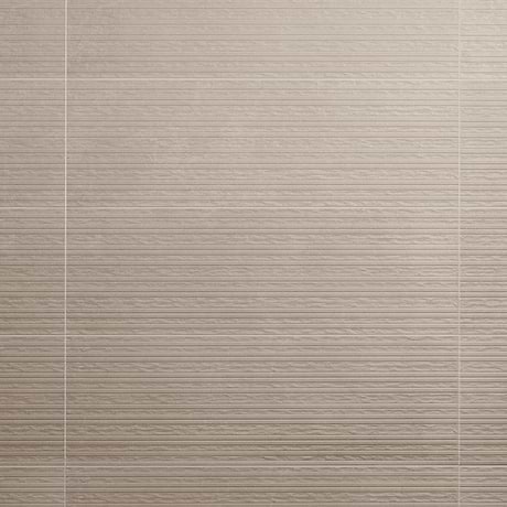 Stoneside Cream Beige Deco 12x36 Matte Ceramic Tile